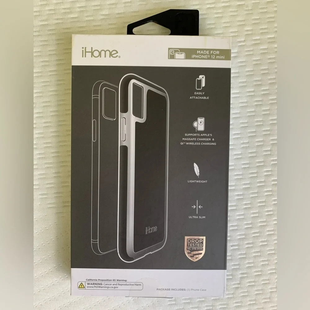 iHome Velo Silicone Impact Case, iPhone 12 Mini